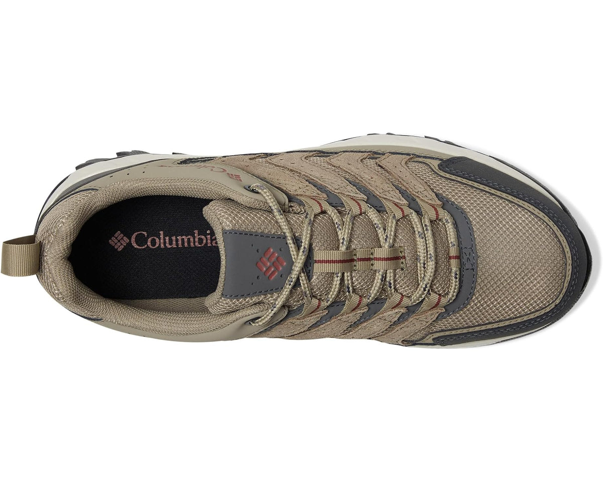 Men's Columbia Strata Trail Low Waterproof Pebble/Spice - Eurostride