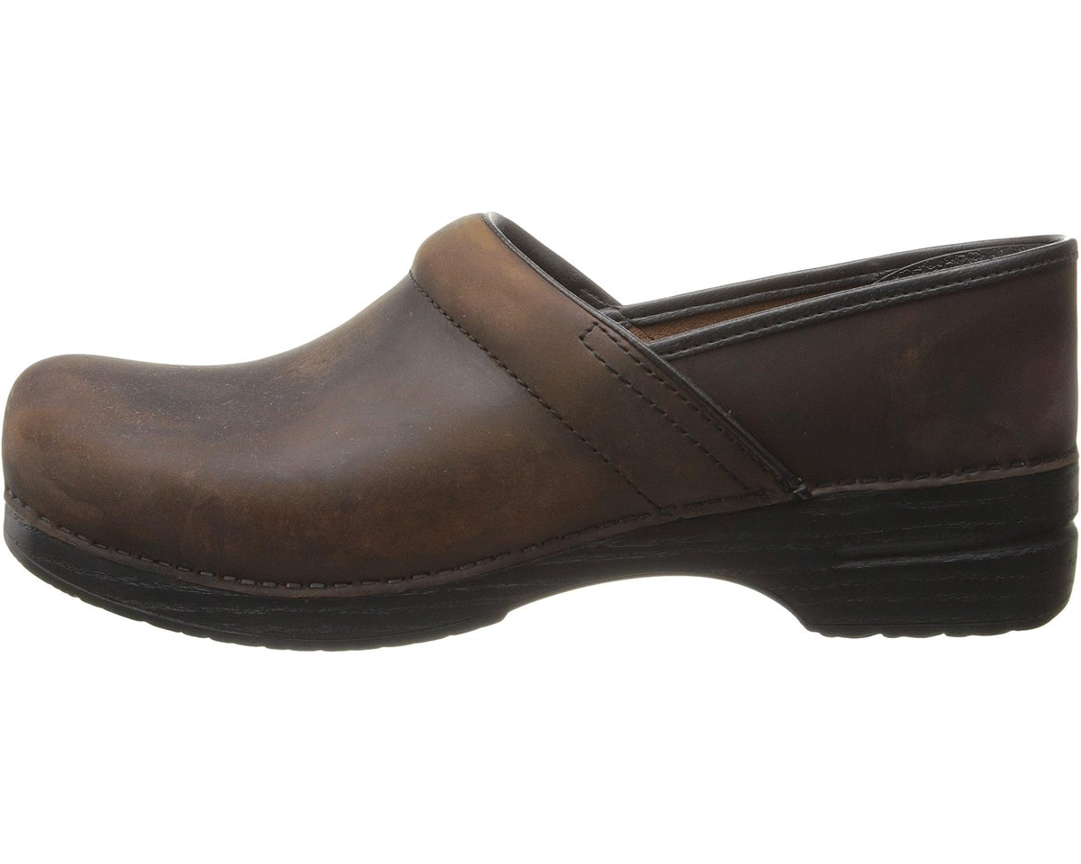 Men's Dansko Professional Clog Antique Brown Oiled Leather - Eurostride