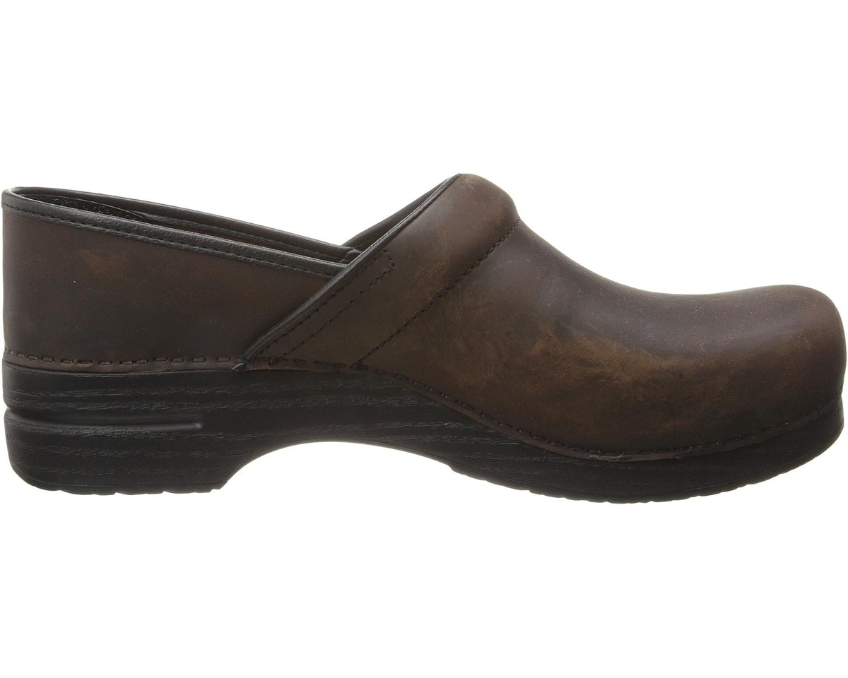 Men's Dansko Professional Clog Antique Brown Oiled Leather - Eurostride