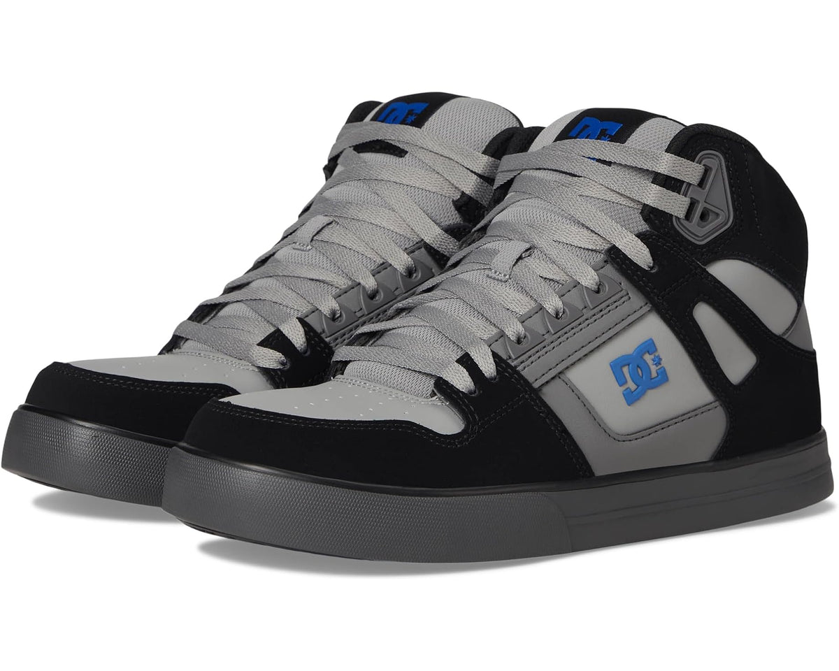 Men's DC Work Pure Work High-Top Waterproof Comp SD Black/Gray/Blue - Eurostride