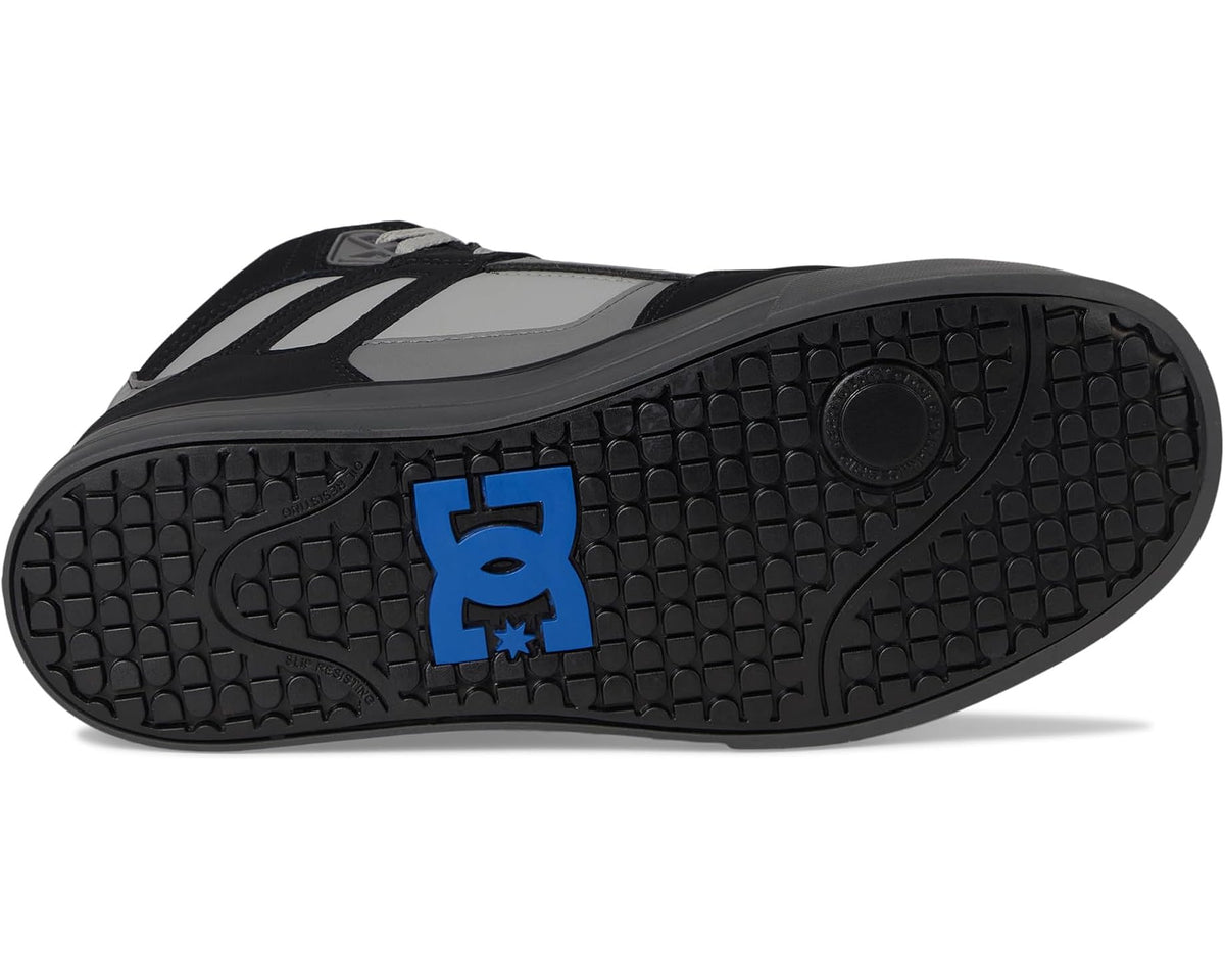 Men's DC Work Pure Work High-Top Waterproof Comp SD Black/Gray/Blue - Eurostride