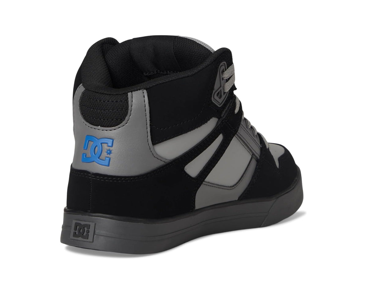 Men's DC Work Pure Work High-Top Waterproof Comp SD Black/Gray/Blue - Eurostride