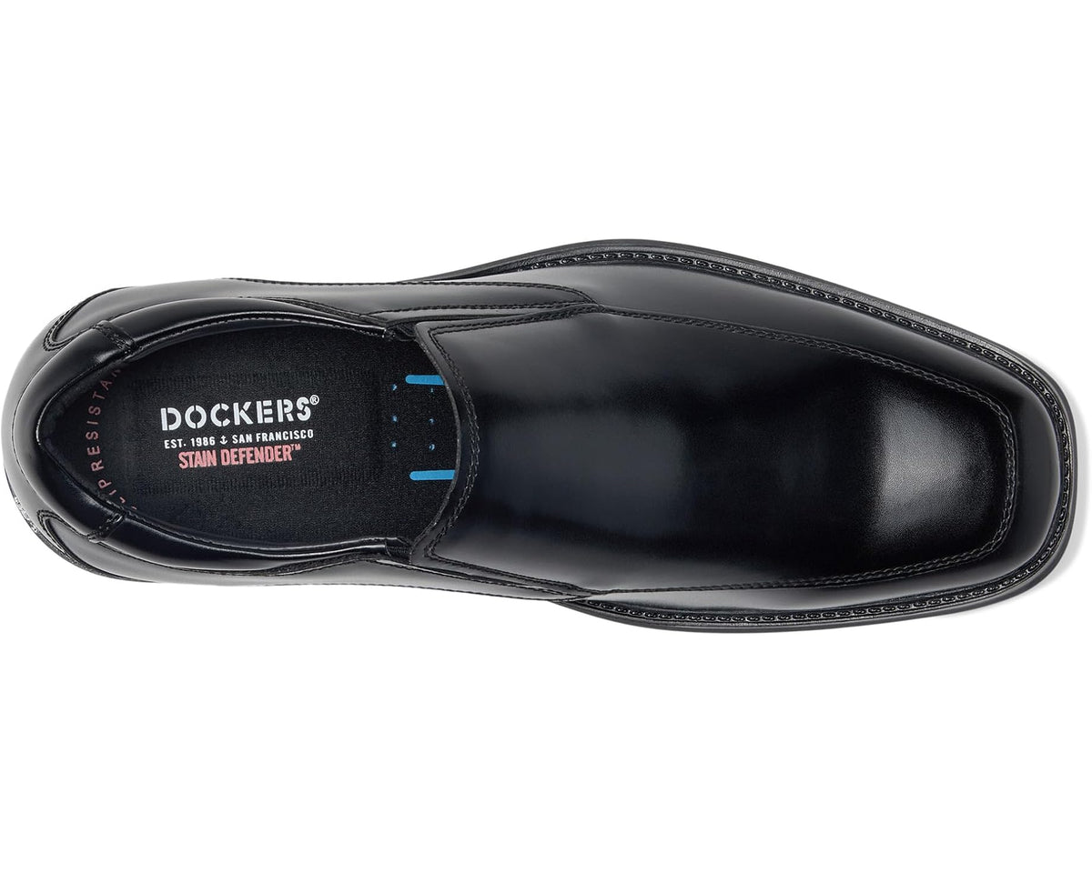 Men's Dockers Lawton Black Polished - Eurostride