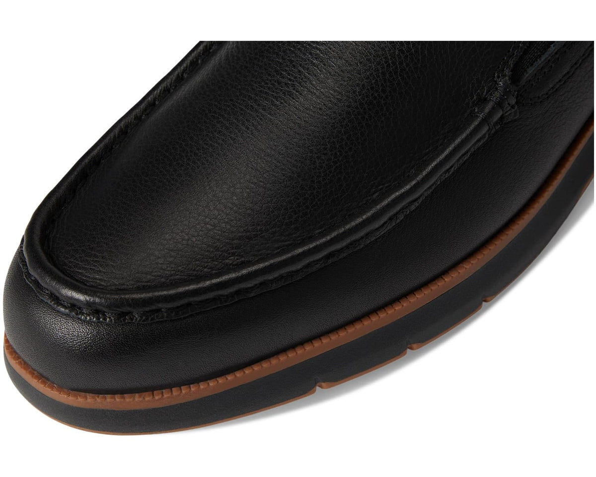 Men's Dr. Scholl's Feel Engaged Black Leather - Eurostride
