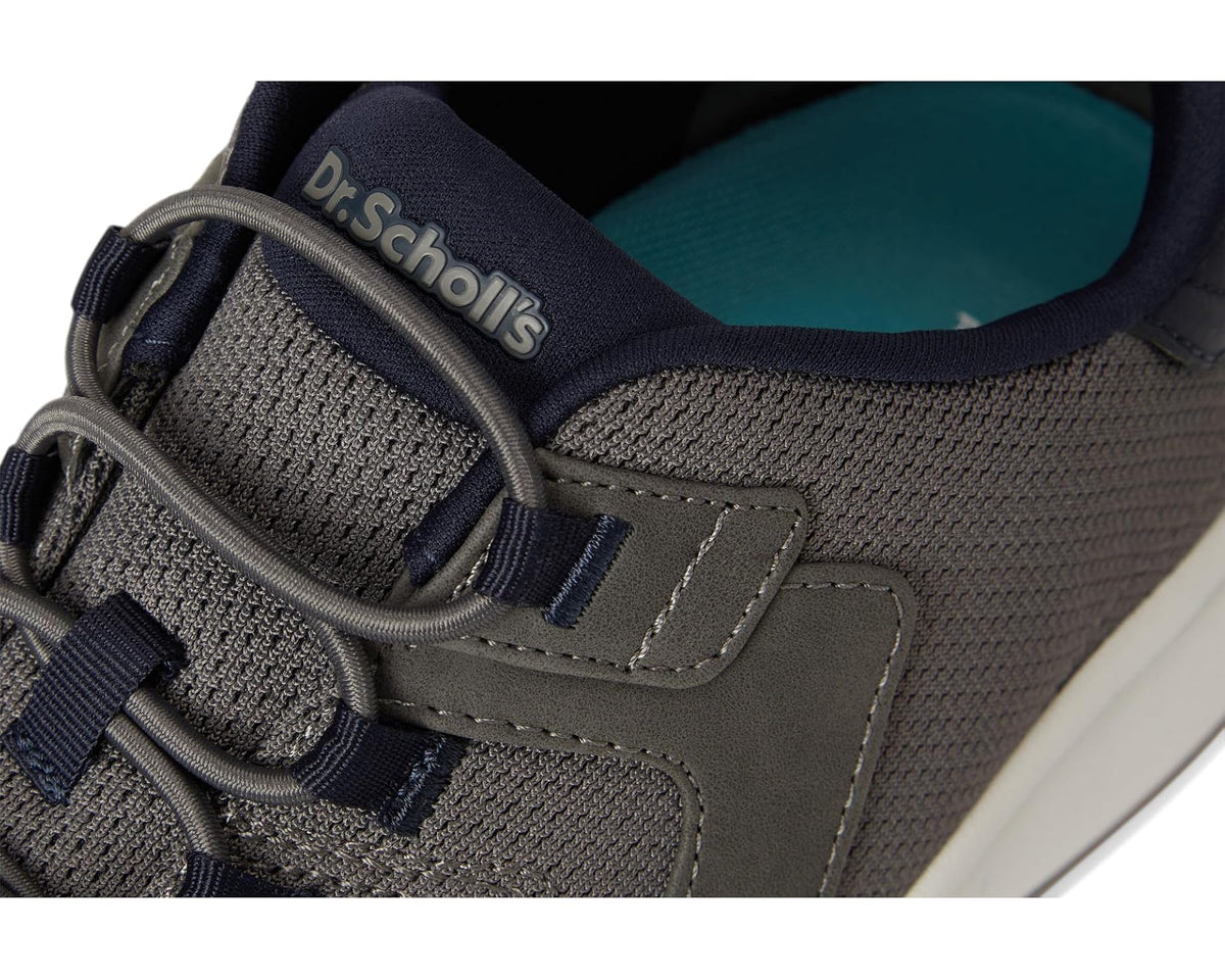 Men's Dr. Scholl's Feel Relief Dark Grey Fabric - Eurostride