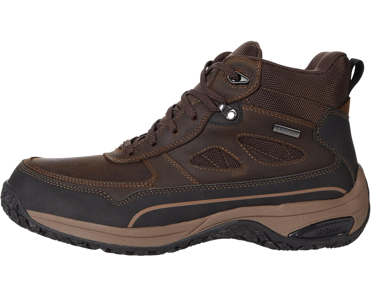 Men's Dunham Cloud Plus Mid II Waterproof Boot Brown Leather - Eurostride