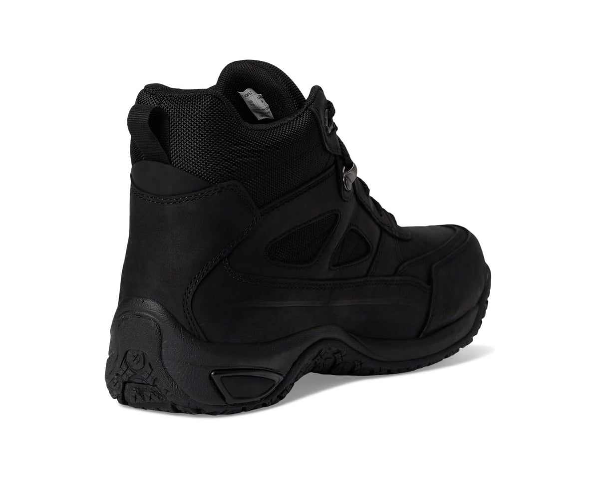 Men's Dunham Cloud Plus Mid II Waterproof Boots Black Leather - Eurostride