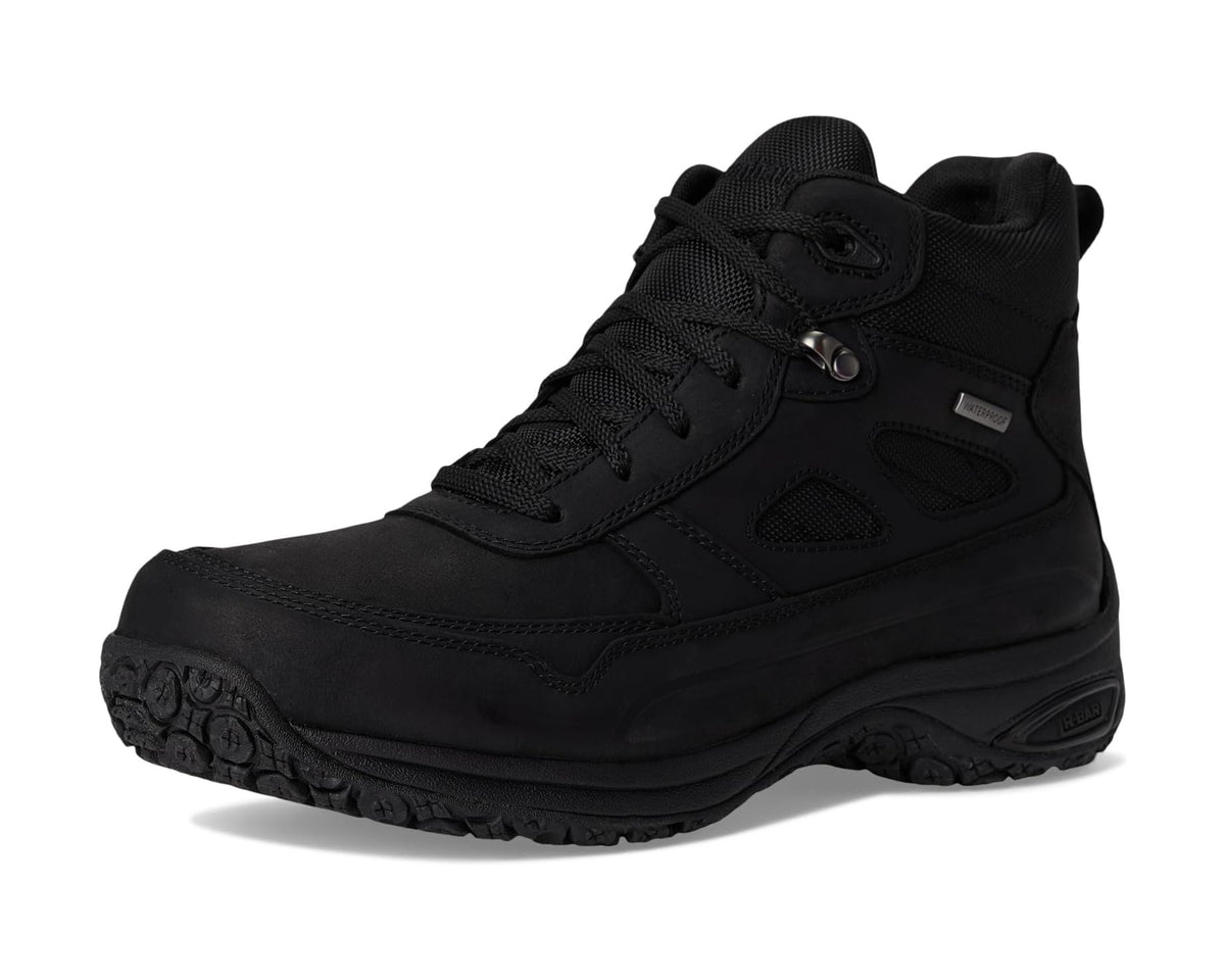 Men's Dunham Cloud Plus Mid II Waterproof Boots Black Leather - Eurostride