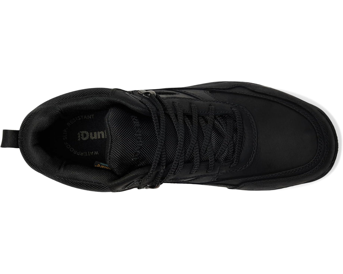 Men's Dunham Cloud Plus Mid II Waterproof Boots Black Leather - Eurostride