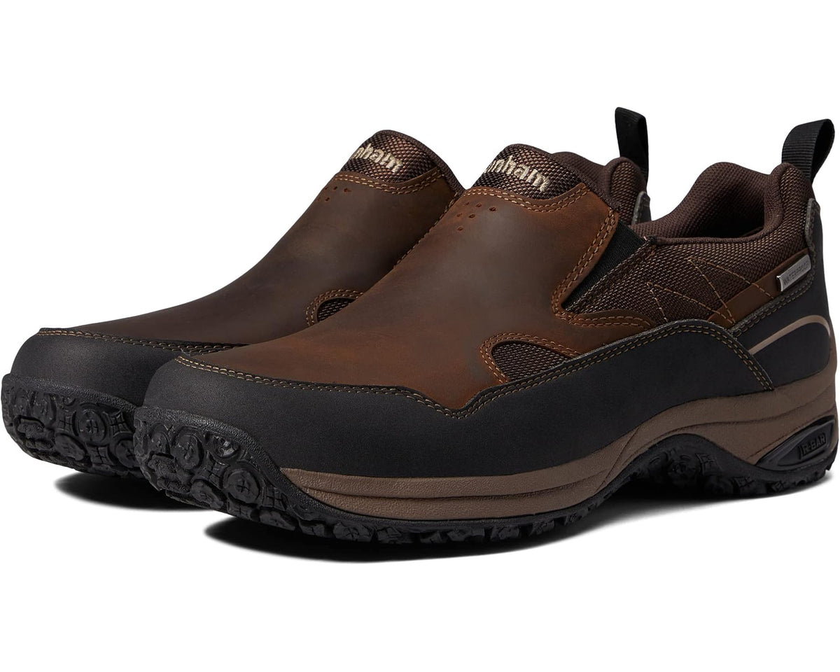Men's Dunham Cloud Plus Waterproof Slip-On Brown Leather - Eurostride