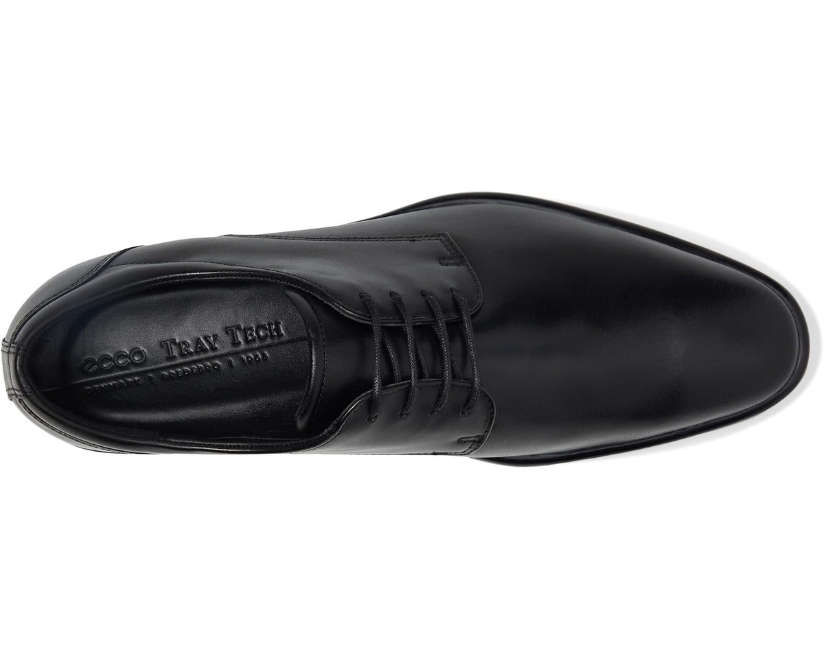 Men's ECCO Citytray Plain Toe Tie Black - Eurostride