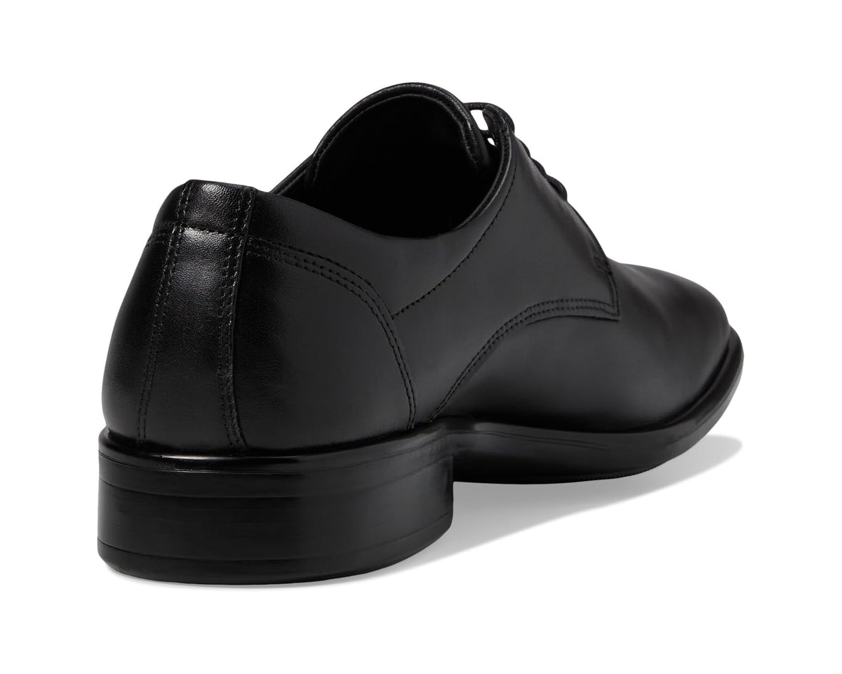 Men's ECCO Citytray Plain Toe Tie Black - Eurostride