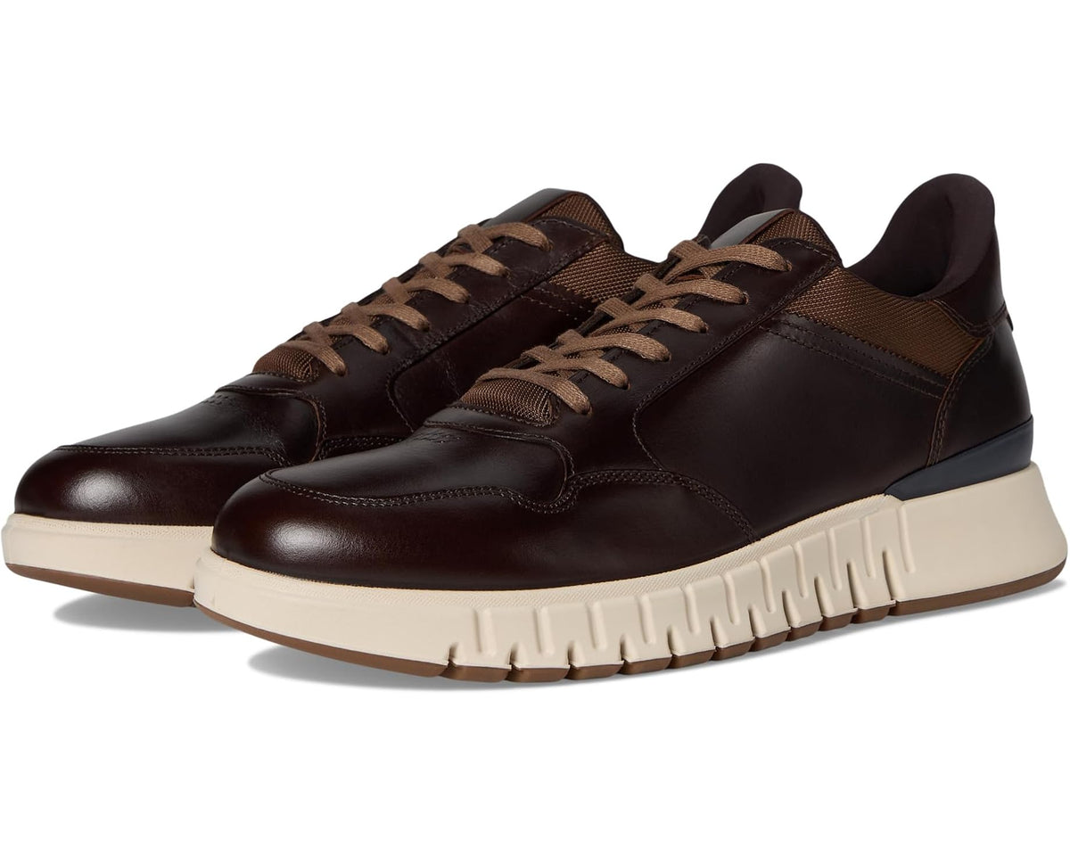 Men's ECCO Gruuv Studio Runner Sneaker Cocoa Brown/Coffee - Eurostride