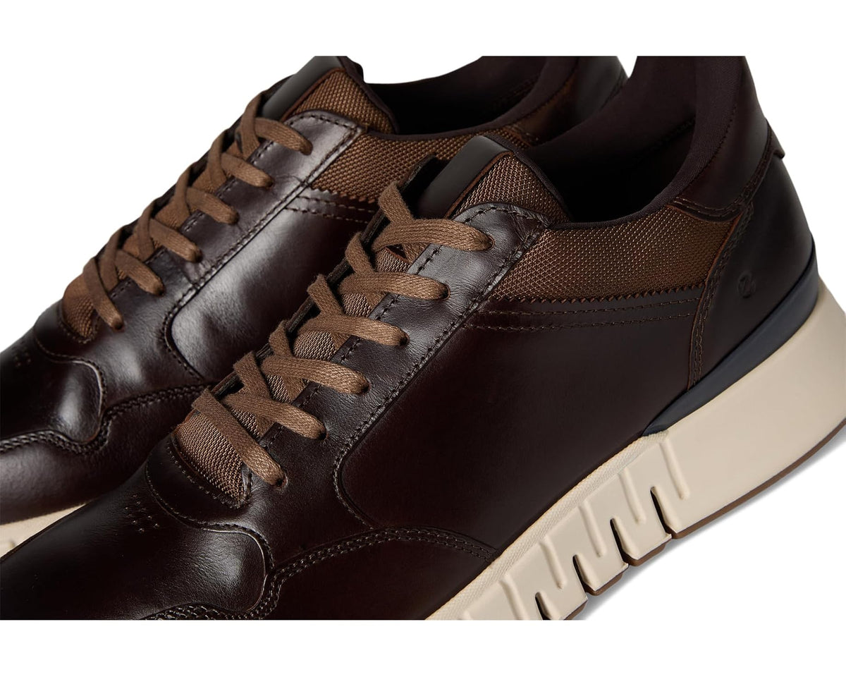 Men's ECCO Gruuv Studio Runner Sneaker Cocoa Brown/Coffee - Eurostride