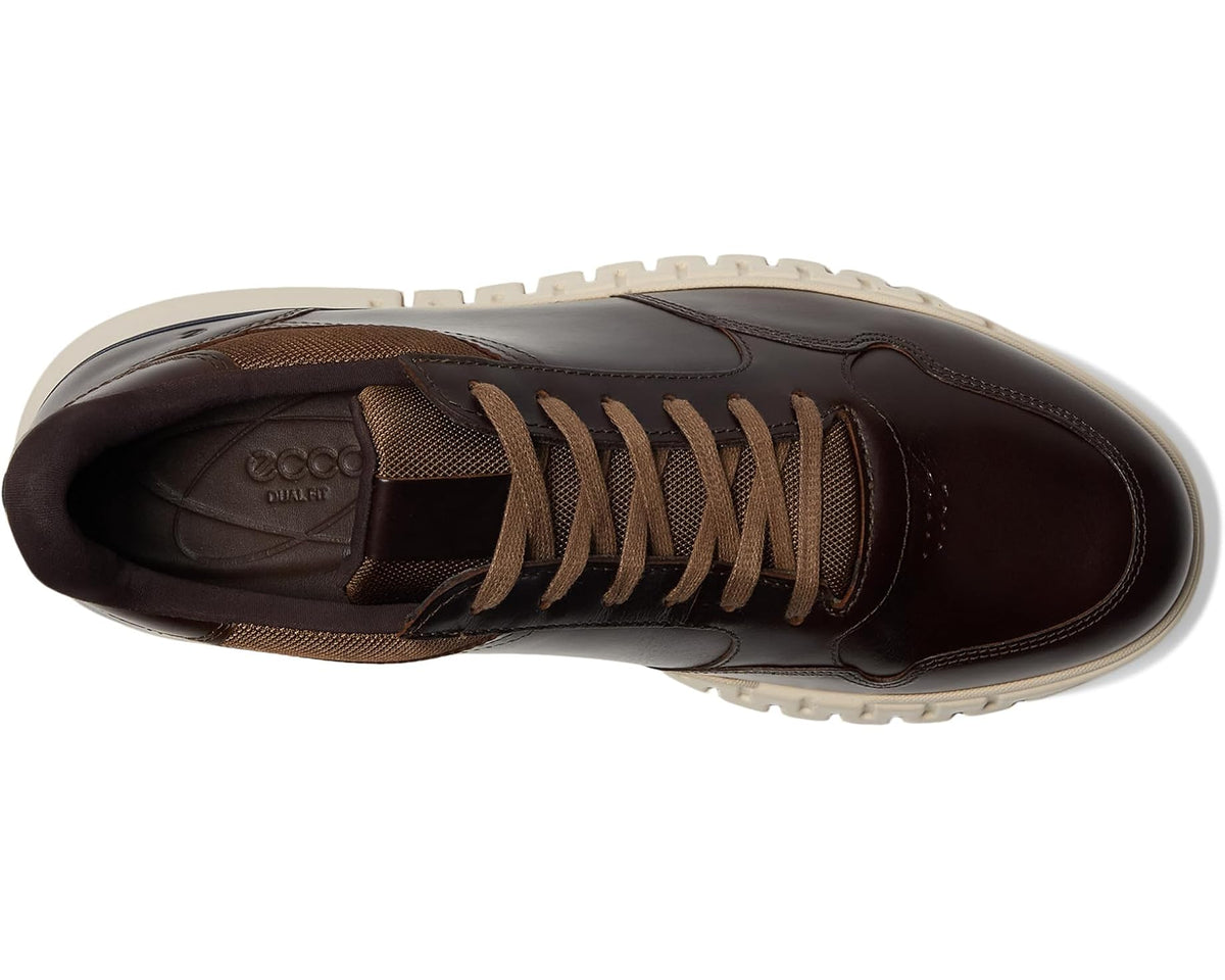 Men's ECCO Gruuv Studio Runner Sneaker Cocoa Brown/Coffee - Eurostride