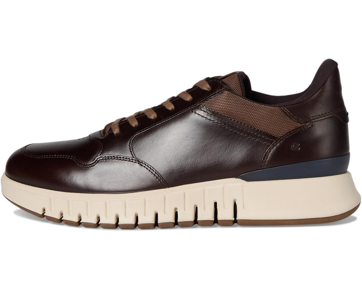 Men's ECCO Gruuv Studio Runner Sneaker Cocoa Brown/Coffee - Eurostride