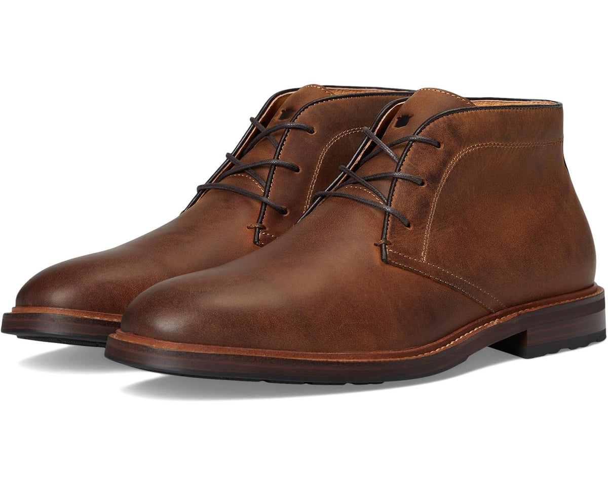 Men's Florsheim Anthem Plain Toe Chukka Boots Brown Crazy Horse - Eurostride