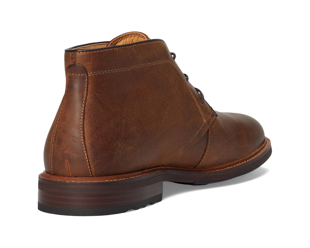 Men's Florsheim Anthem Plain Toe Chukka Boots Brown Crazy Horse - Eurostride