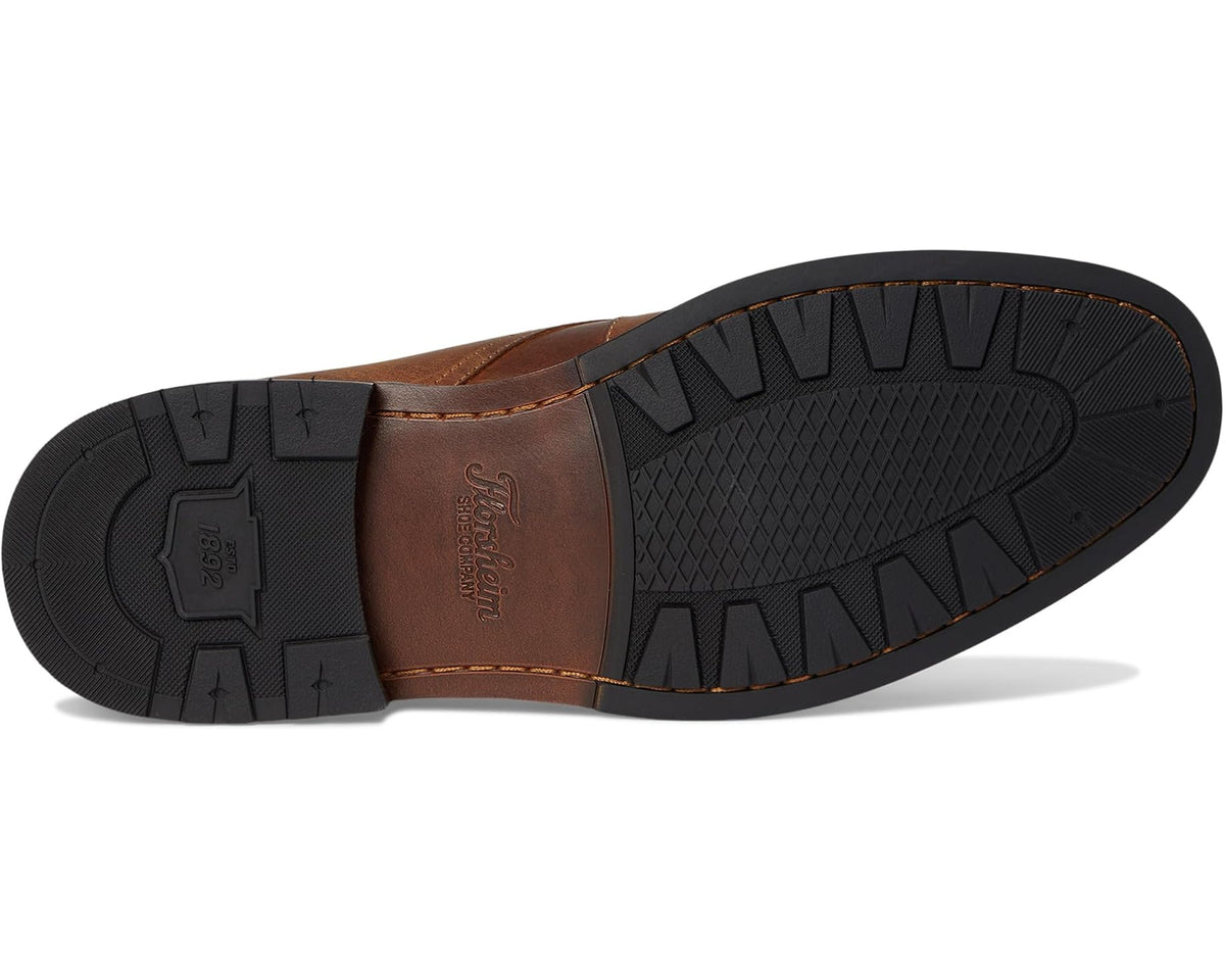 Men's Florsheim Anthem Plain Toe Chukka Boots Brown Crazy Horse - Eurostride