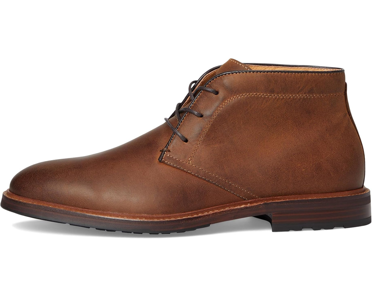 Men's Florsheim Anthem Plain Toe Chukka Boots Brown Crazy Horse - Eurostride