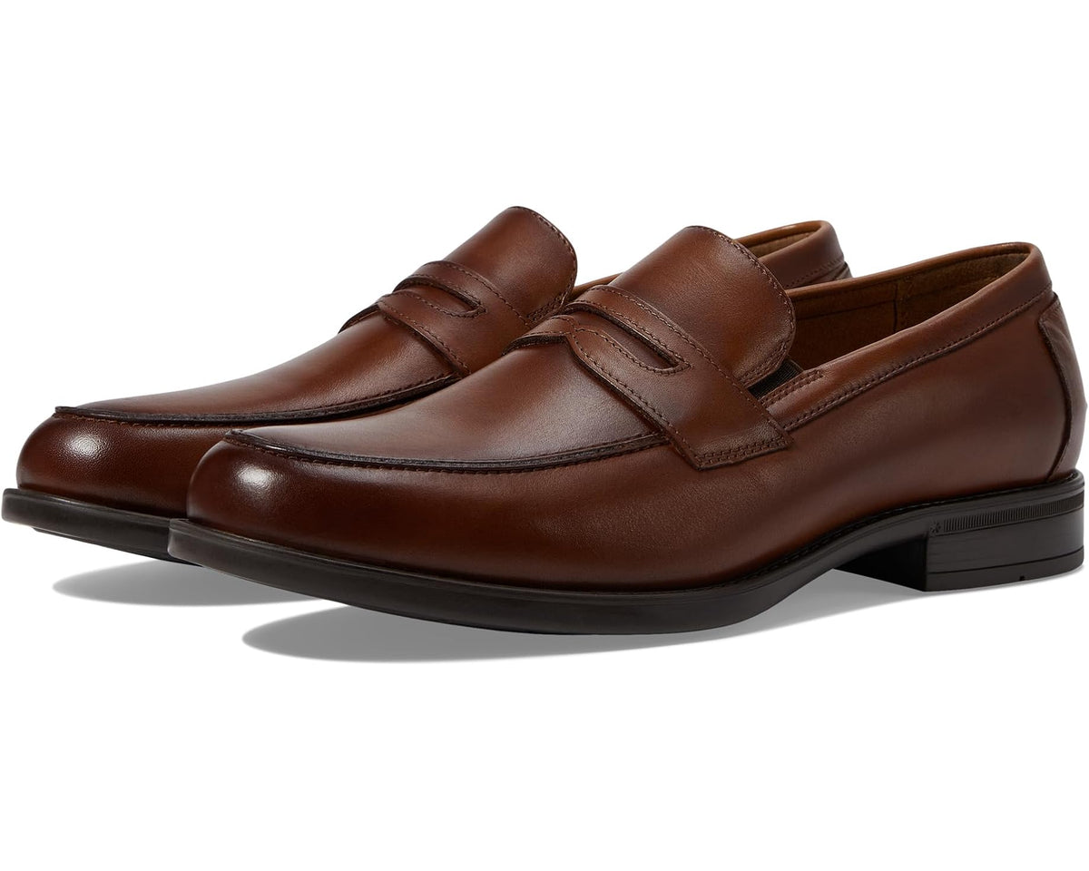 Men's Florsheim Midtown Penny Slip-On Cognac Smooth - Eurostride