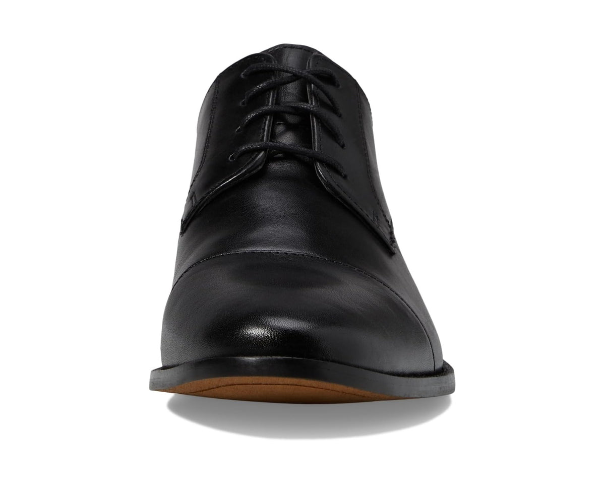 Men's Florsheim Montinaro Cap Toe Oxford Black Smooth - Eurostride