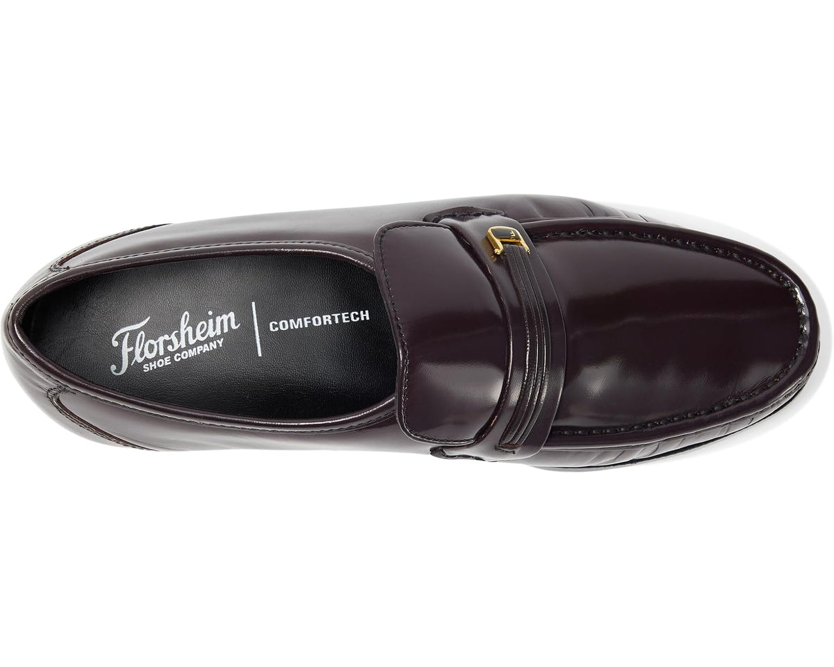 Men's Florsheim Riva Burgundy Nappa - Eurostride