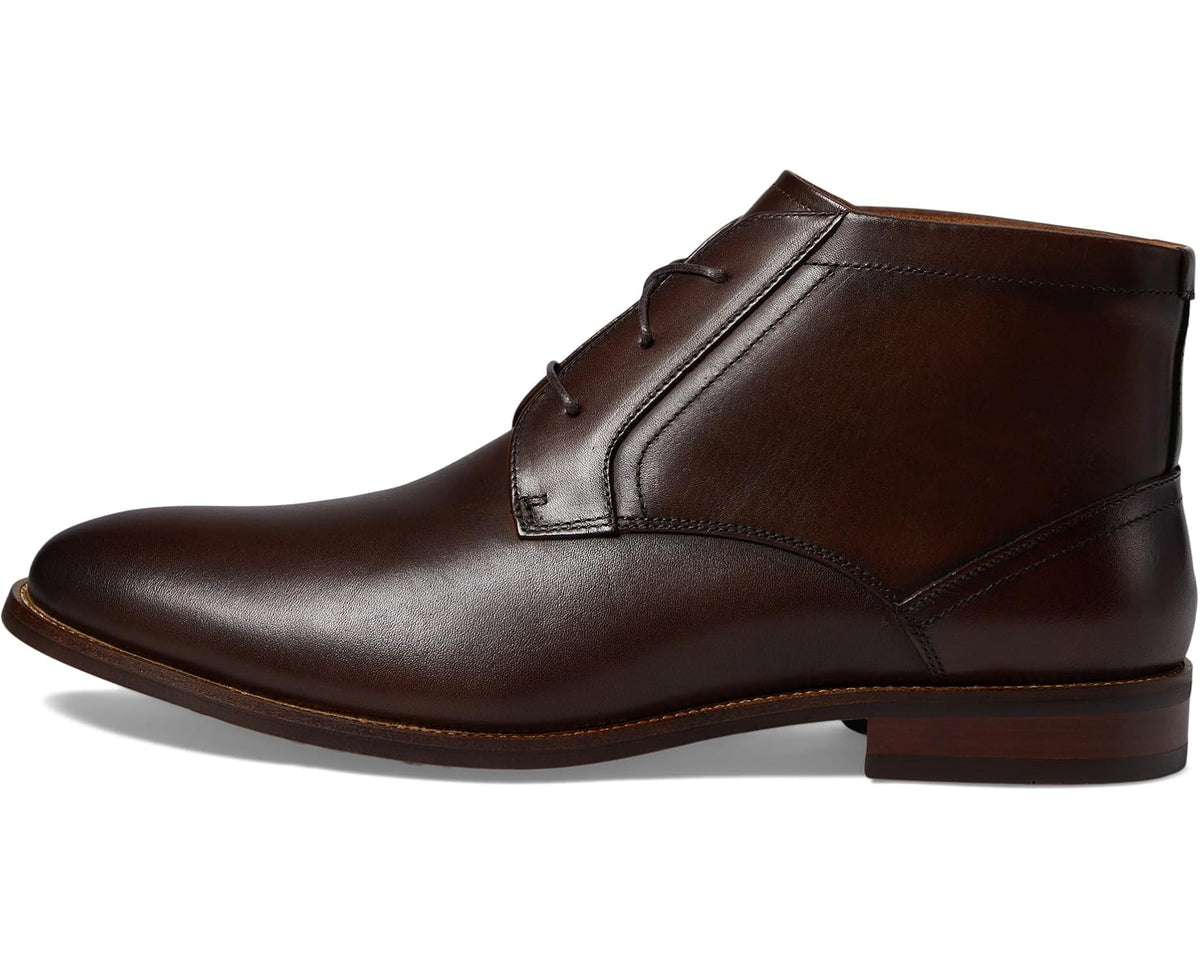 Men's Florsheim Rucci Plain Toe Chukka Boot Brown Smooth - Eurostride
