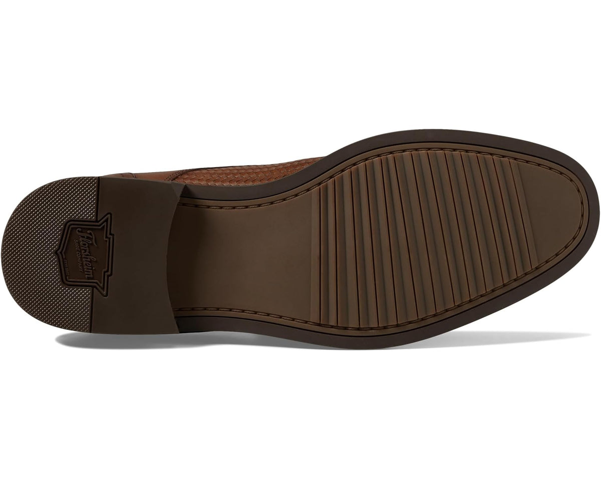 Men's Florsheim Rucci Weave Cap Toe Oxford Cognac - Eurostride