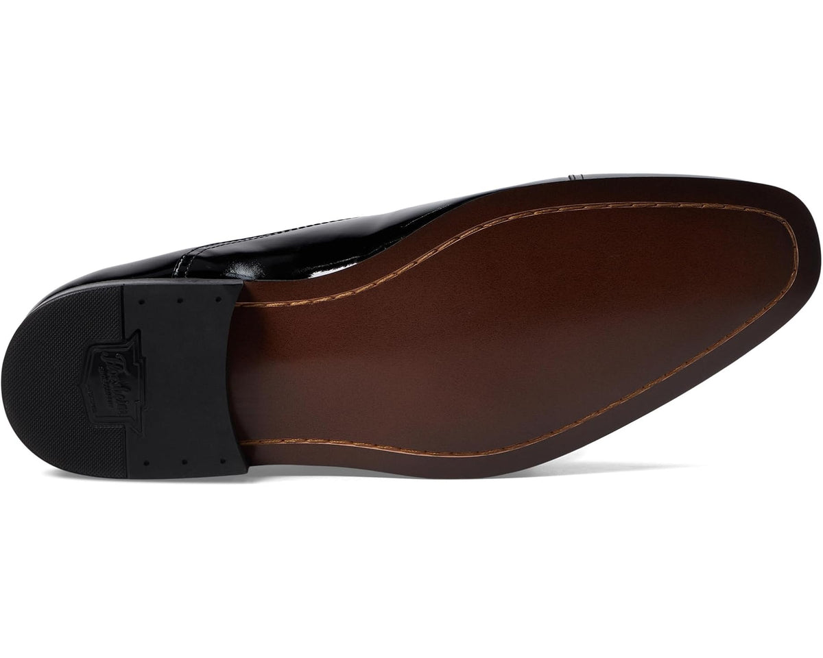 Men's Florsheim Tux Cap Toe Oxford Black Patent - Eurostride