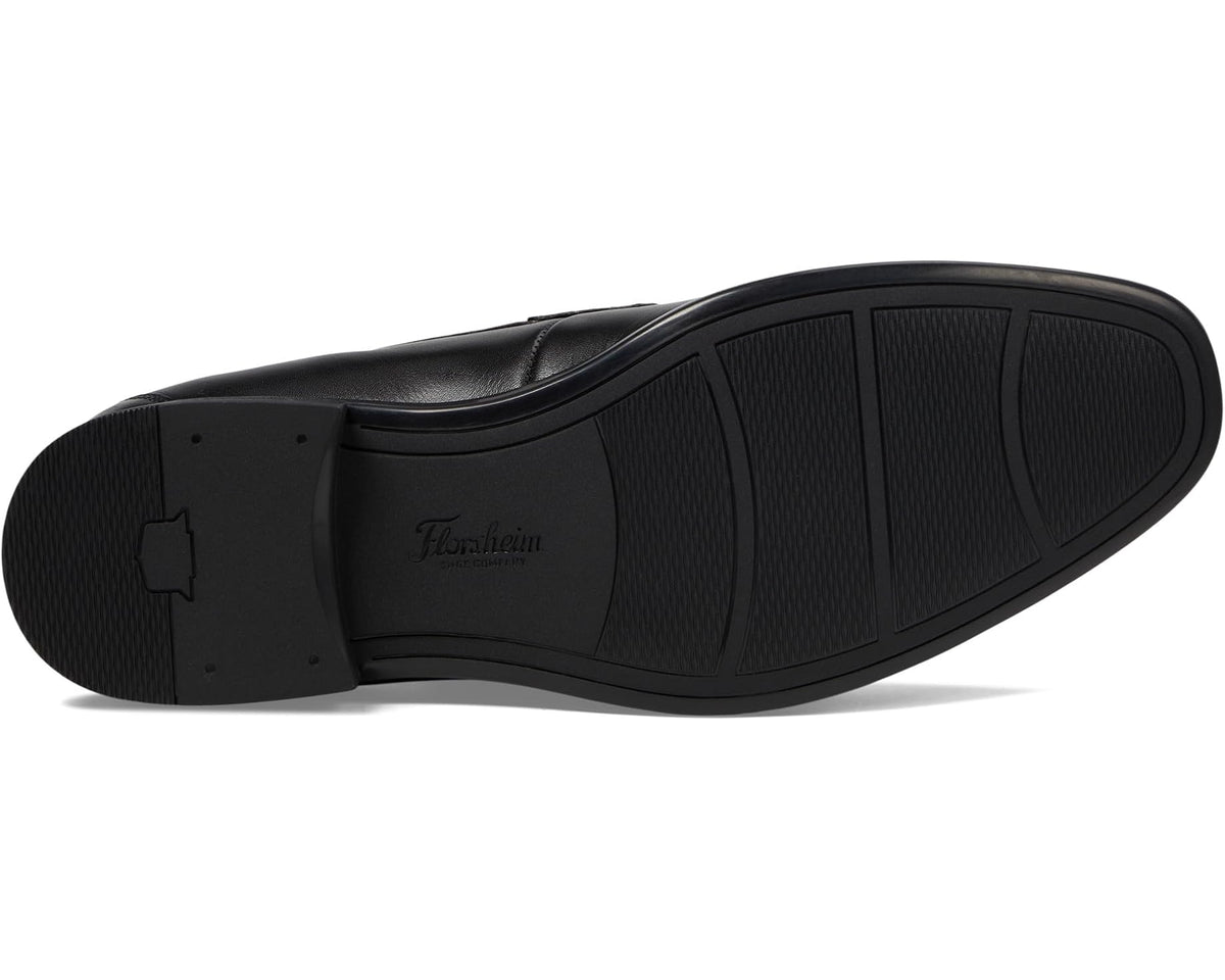 Men's Florsheim Zaffiro Moc Toe Penny Loafers Black - Eurostride
