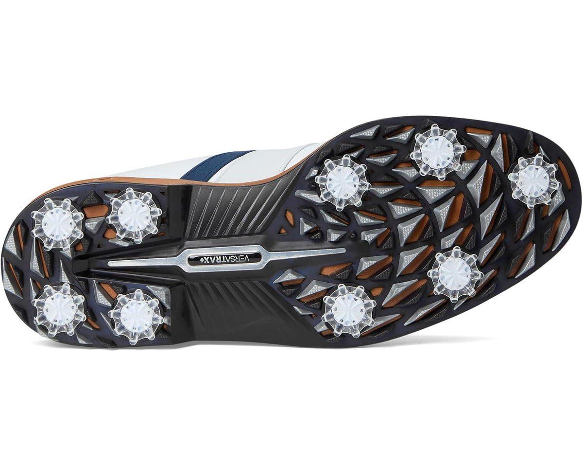 Men's FootJoy Premiere Series Bison Golf Shoes White/Navy/White - Eurostride