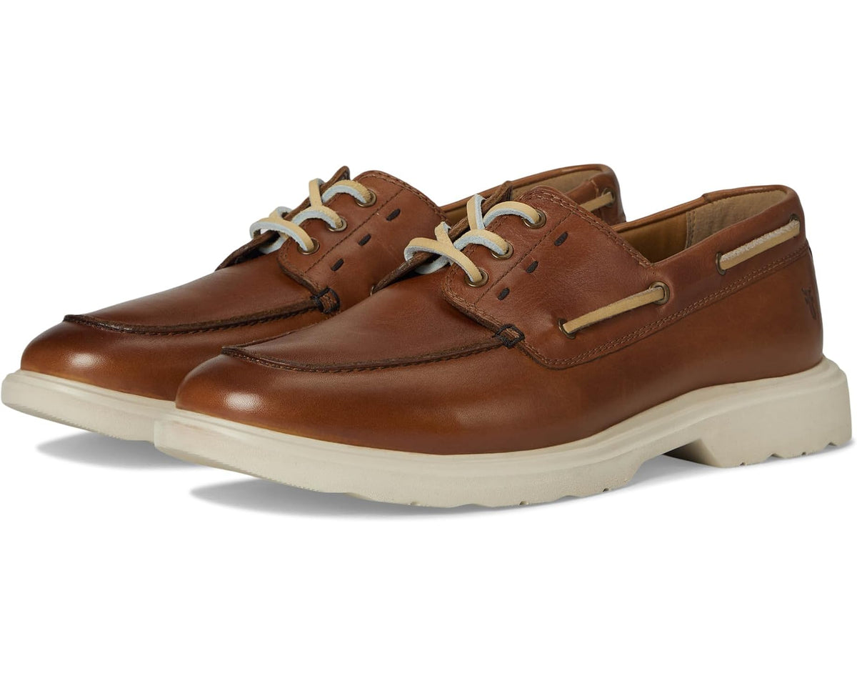 Men's Frye Connor Boat Shoes Caramel - Eurostride