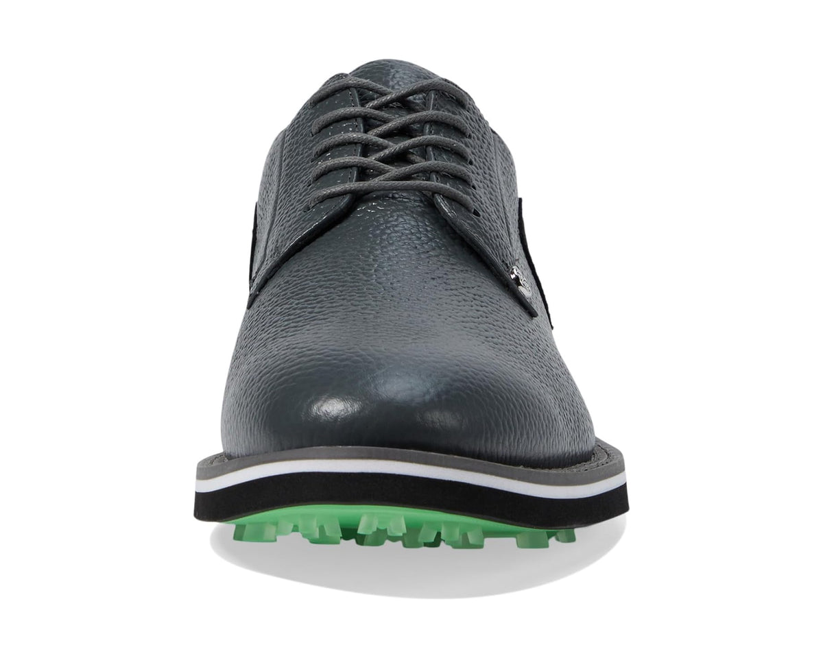Men's GFORE Gallivanter Pebble Leather Two Tone Golf Shoes Charcoal - Eurostride