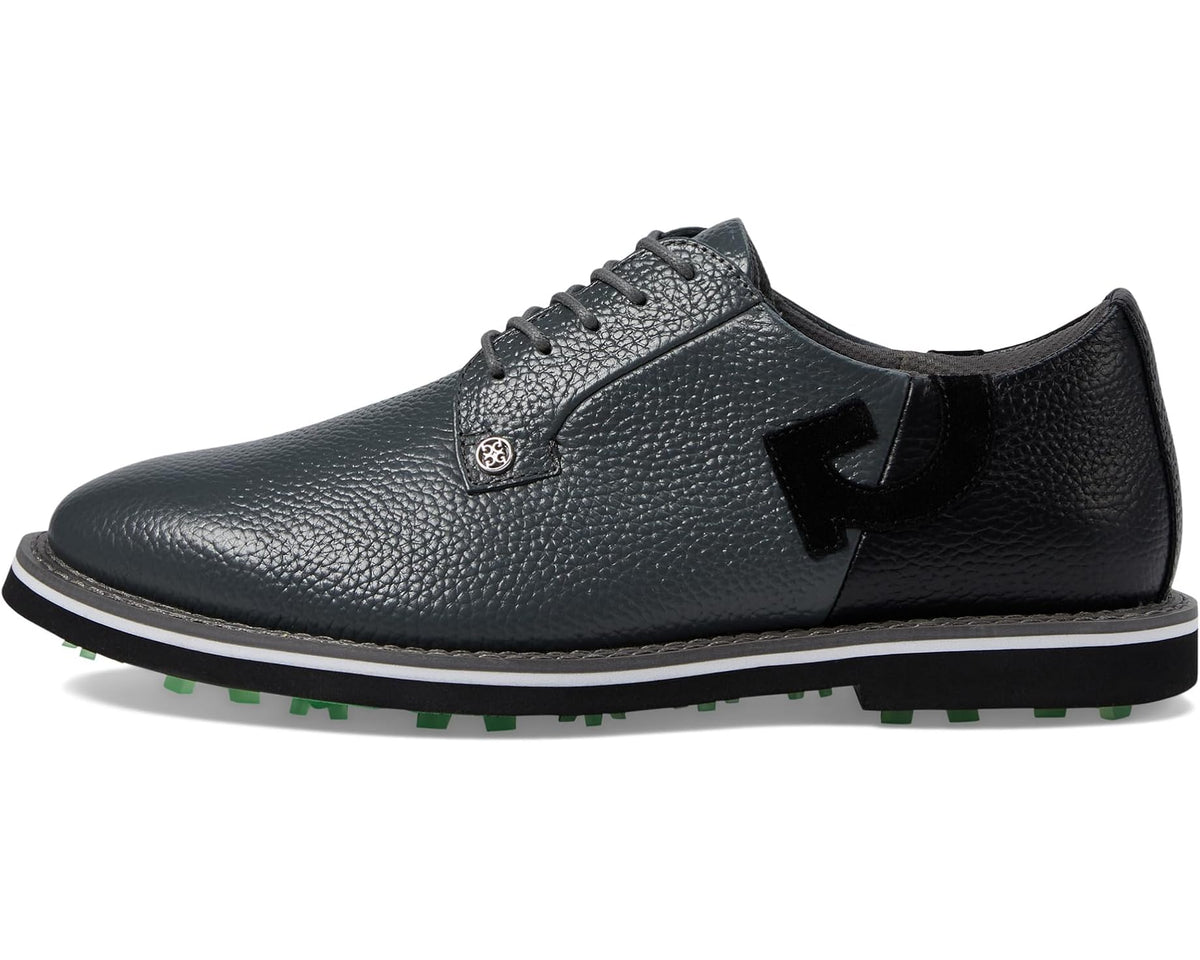 Men's GFORE Gallivanter Pebble Leather Two Tone Golf Shoes Charcoal - Eurostride