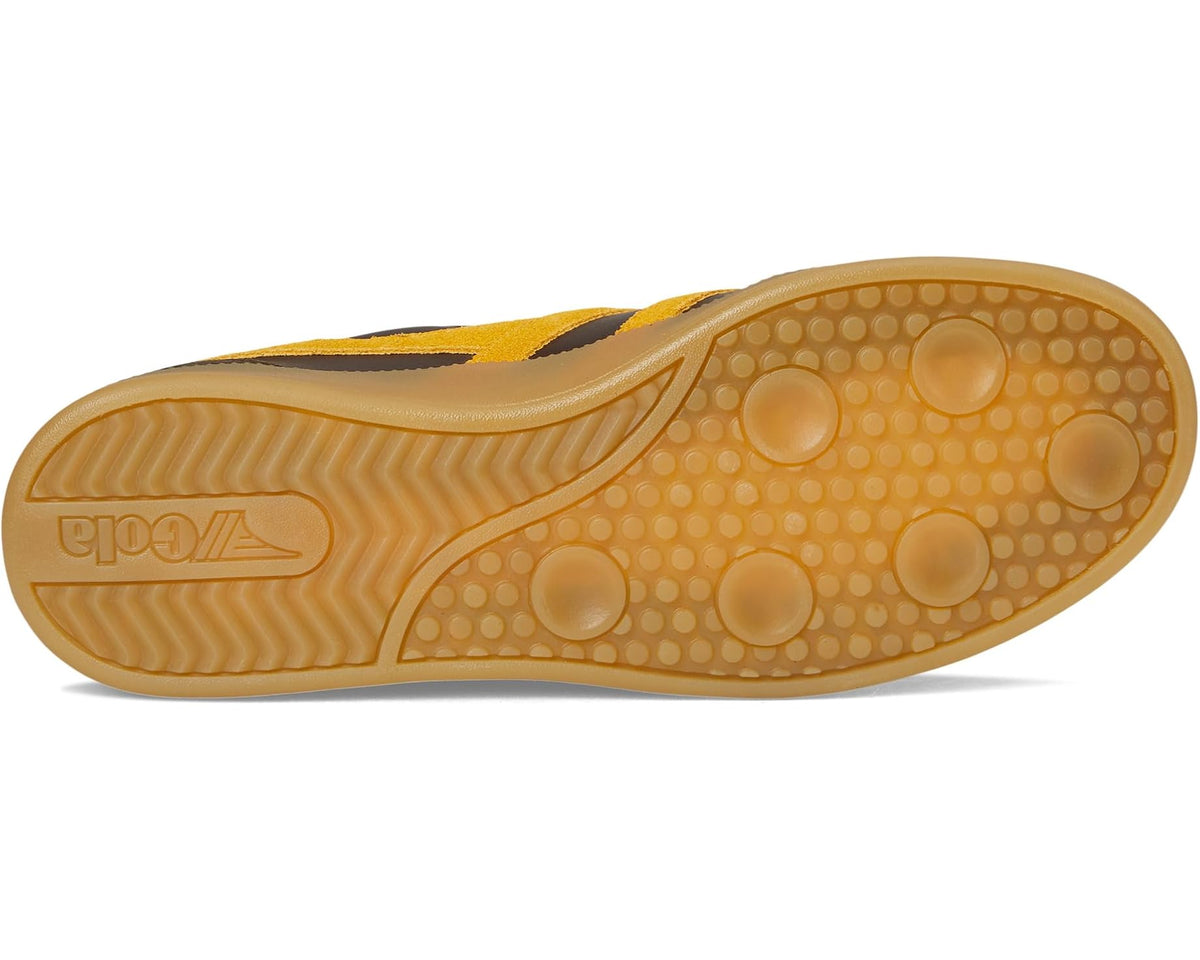 Men's Gola Viper Leather Dark Brown/Sun/Gum - Eurostride