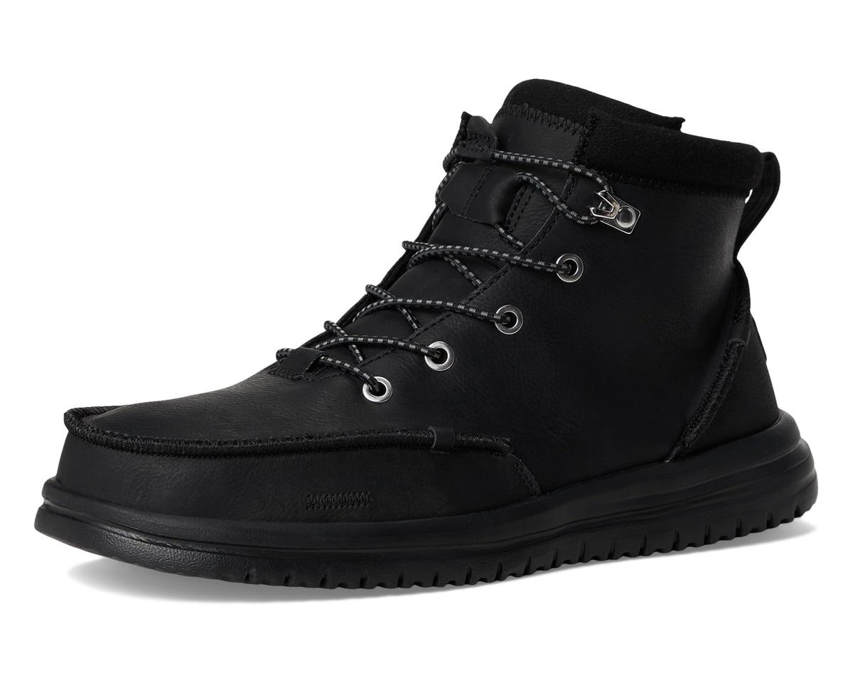 Men's Hey Dude Bradley Classic Tumbled Black/Black - Eurostride