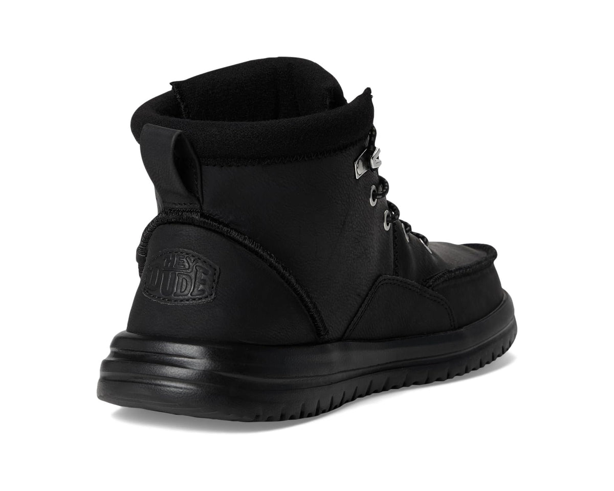 Men's Hey Dude Bradley Classic Tumbled Black/Black - Eurostride