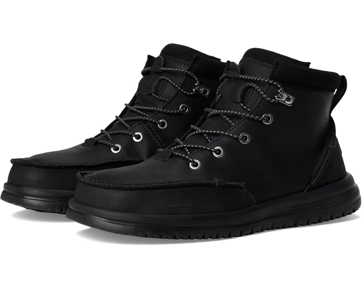 Men's Hey Dude Bradley Classic Tumbled Black/Black - Eurostride