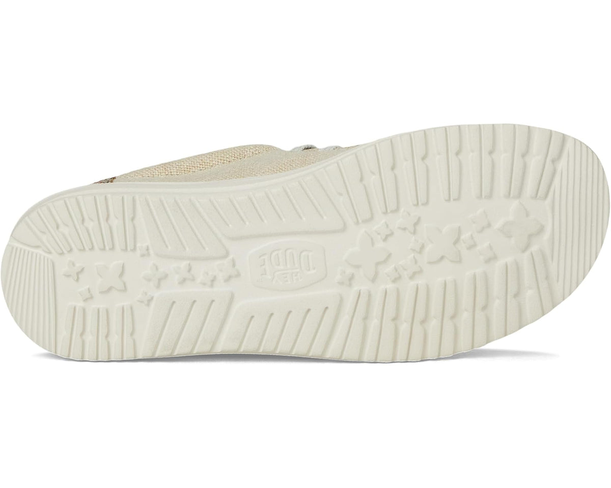 Men's Hey Dude Wally Jute Stone Grey/Iceberg Green - Eurostride