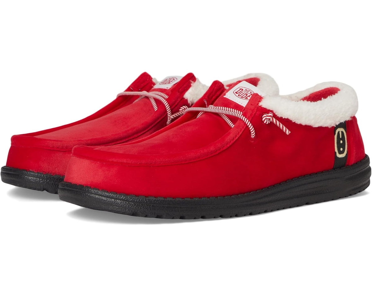 Men's Hey Dude Wally Santa Claus Red - Eurostride
