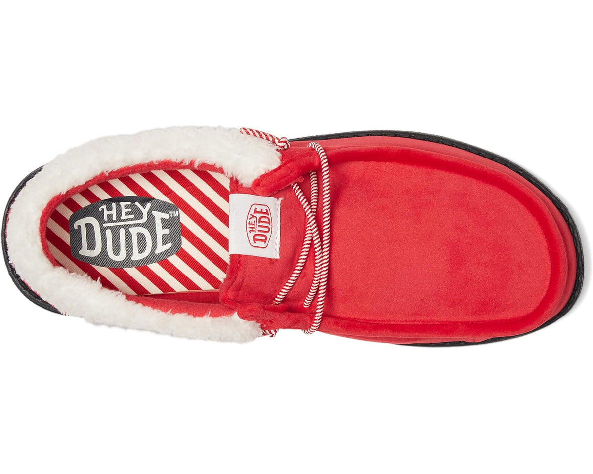 Men's Hey Dude Wally Santa Claus Red - Eurostride