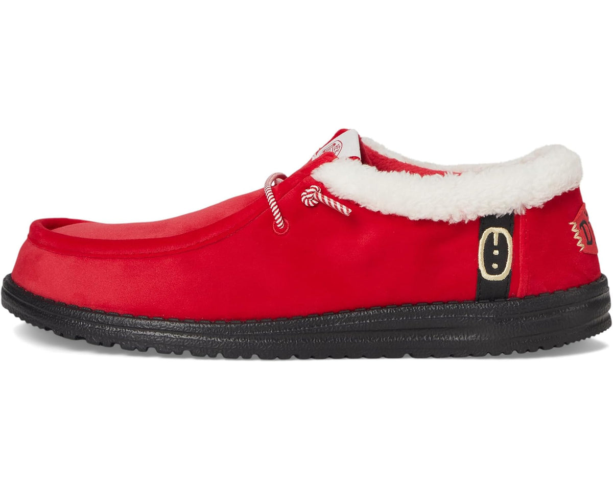 Men's Hey Dude Wally Santa Claus Red - Eurostride