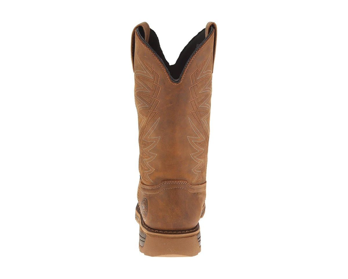 Men's Irish Setter Marshall 11 Waterproof Steel-Toe Pull-On Brown Leather - Eurostride