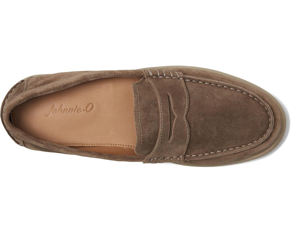 Men's johnnie-O Santa Monica Suede Tobacco - Eurostride