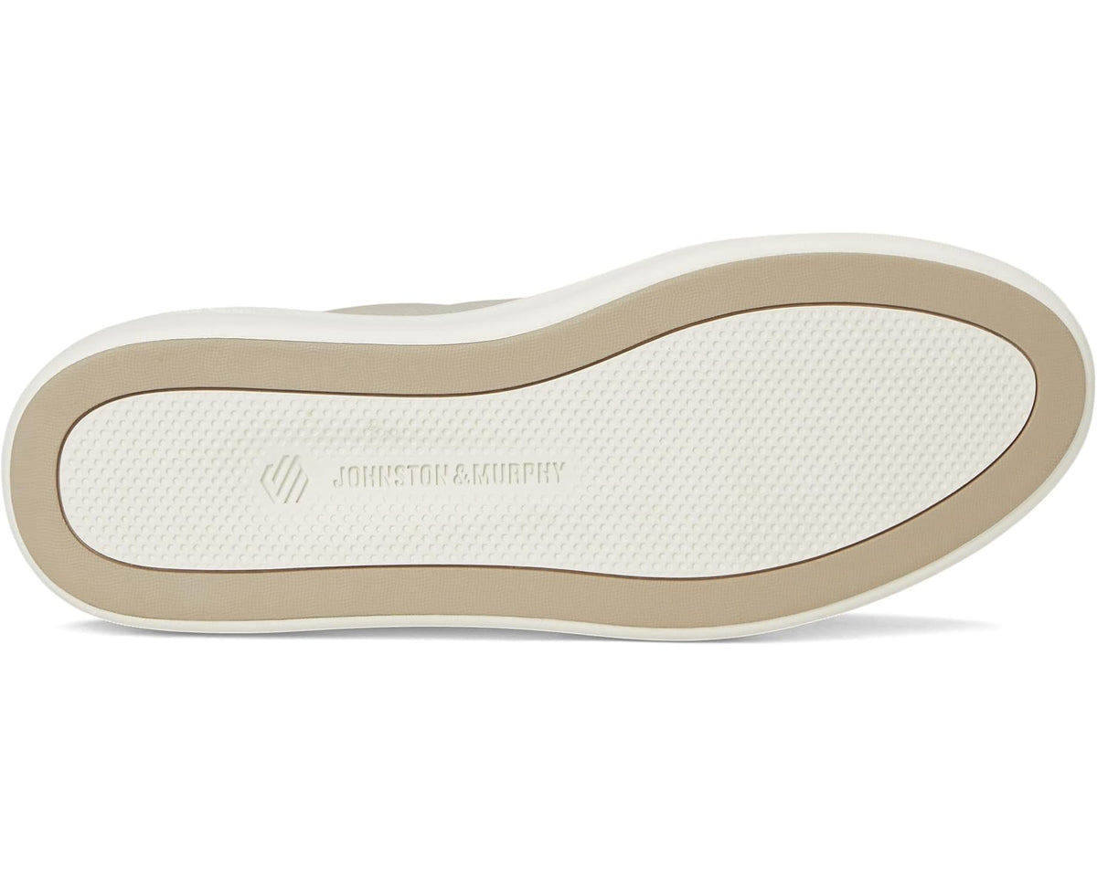 Men's Johnston & Murphy Anders Stretch Lace-To-Toe Beige Full Grain/Suede - Eurostride