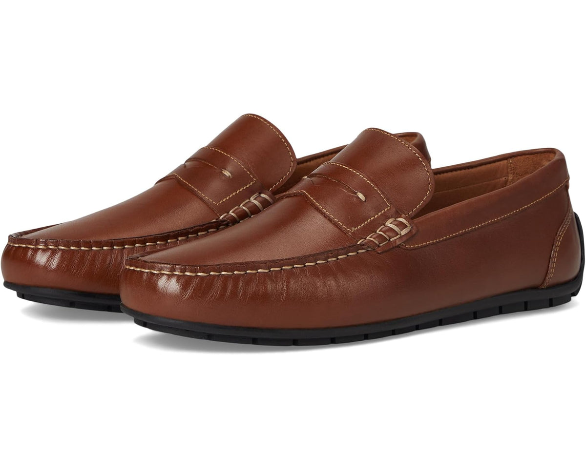 Men's Johnston & Murphy Beck Penny Tan Full Grain - Eurostride