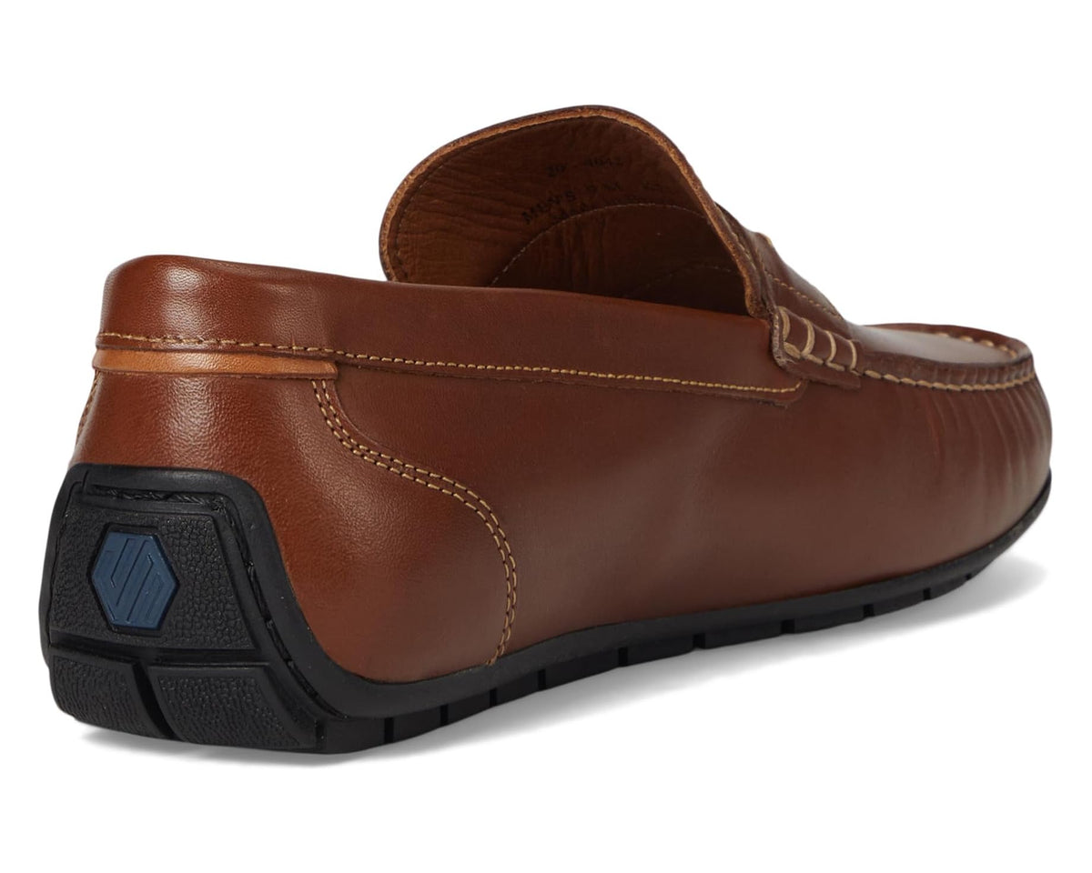 Men's Johnston & Murphy Beck Penny Tan Full Grain - Eurostride