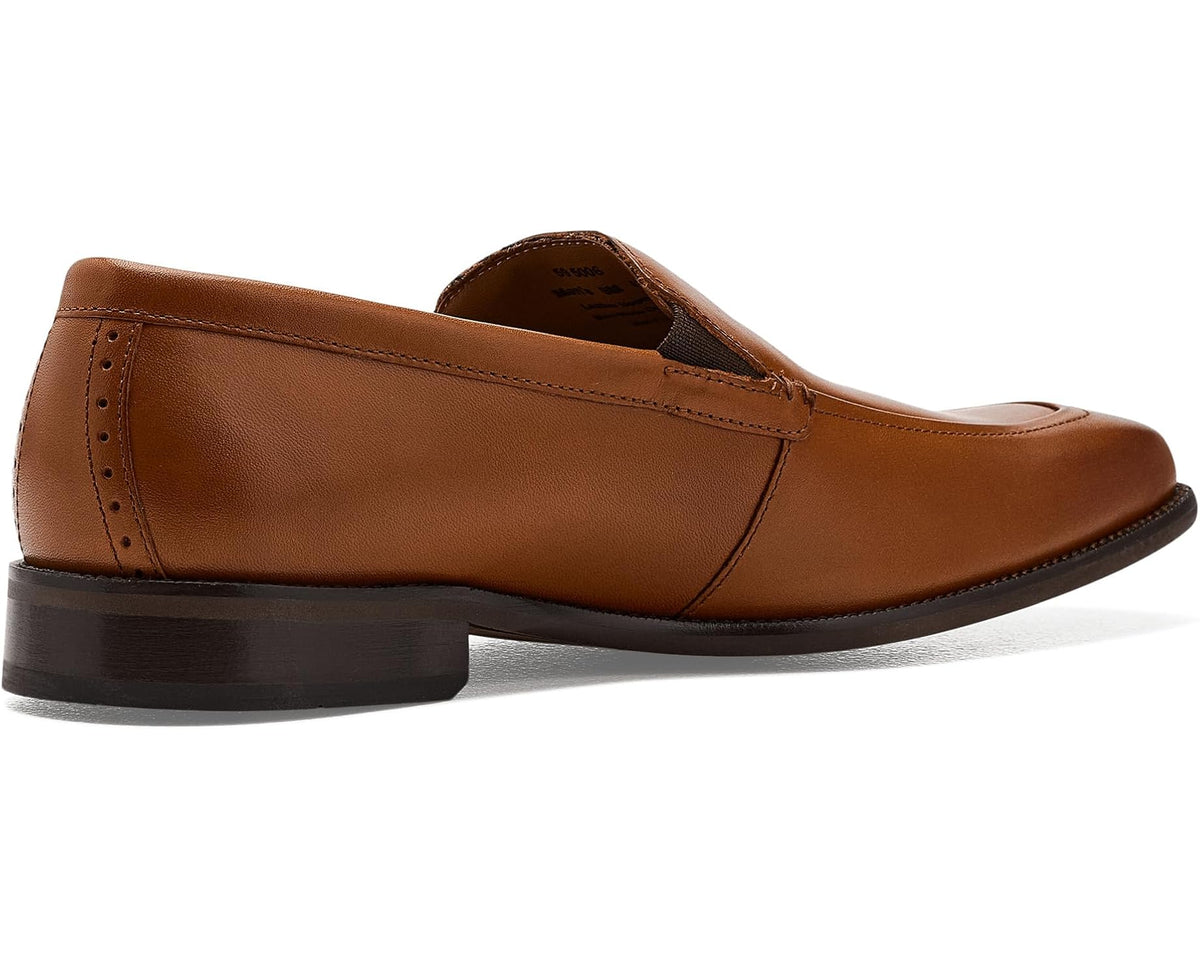 Men's Johnston & Murphy Burke Venetian Loafer Brown Full Grain - Eurostride