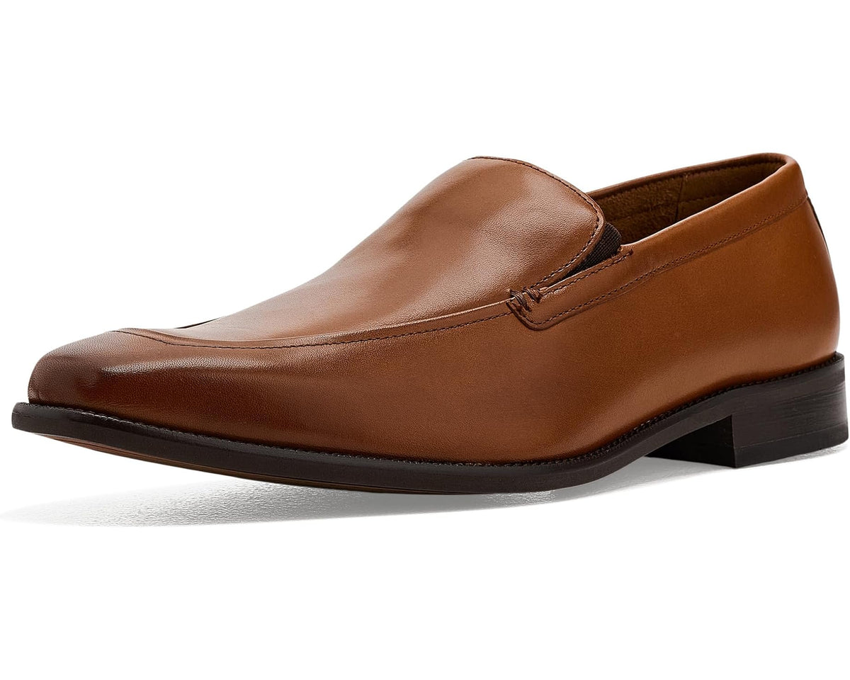Men's Johnston & Murphy Burke Venetian Loafer Brown Full Grain - Eurostride
